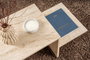 AUCUNE Mesa de centro HARMONY Rectangular Efecto travertino
